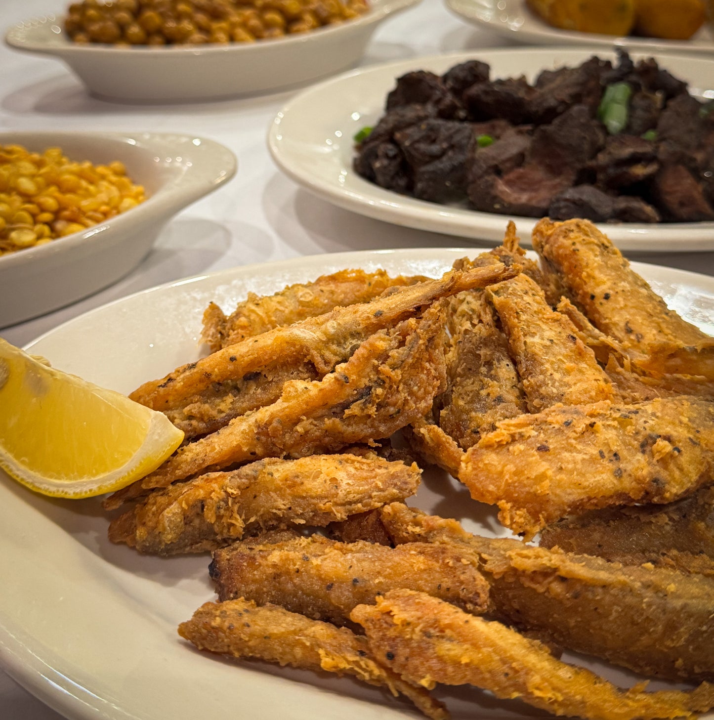 Fried Banga Mary Fish with Guyanese spices from Kaieteur