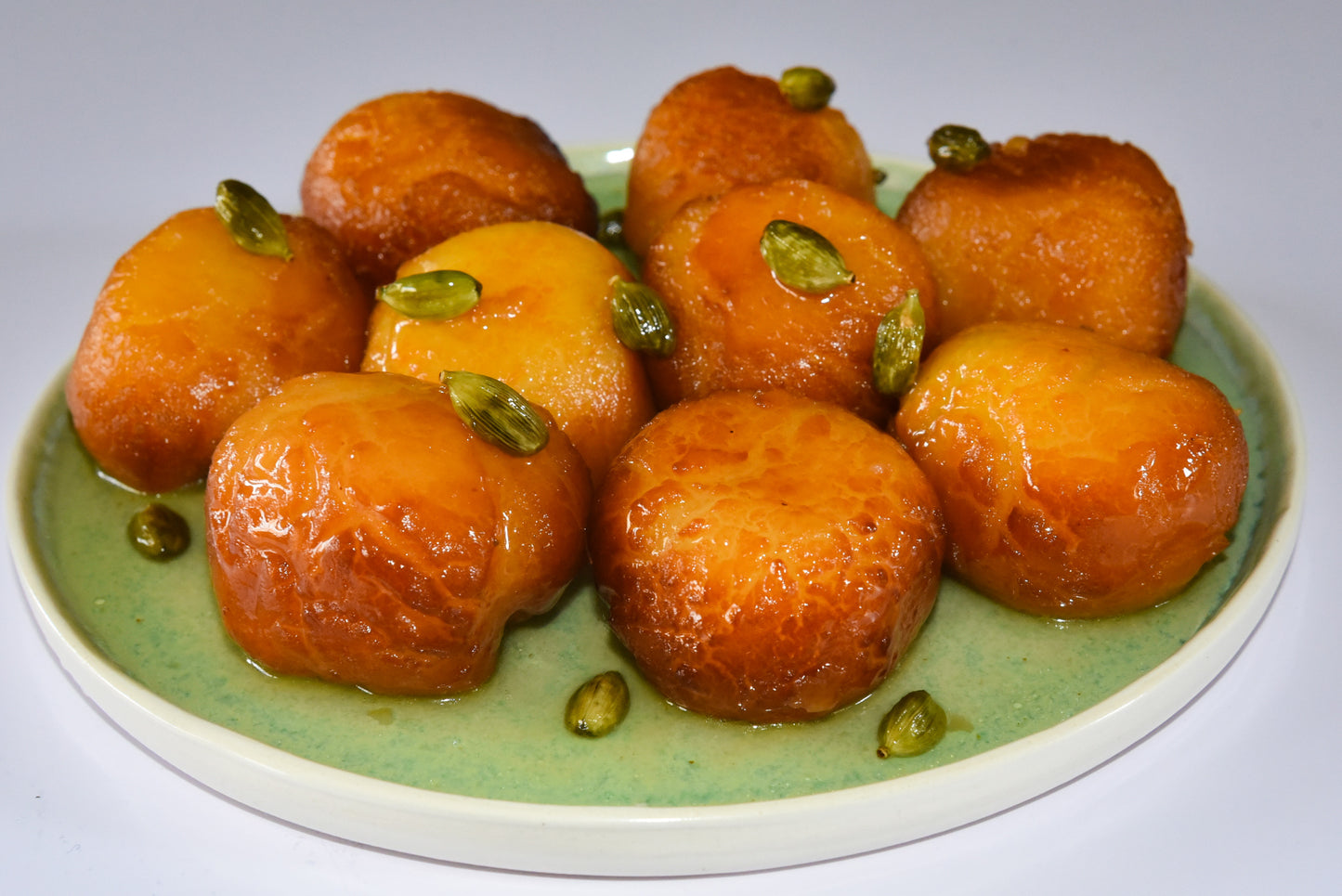Gulab Jamun dessert in sugar syrup – traditional Indian sweets