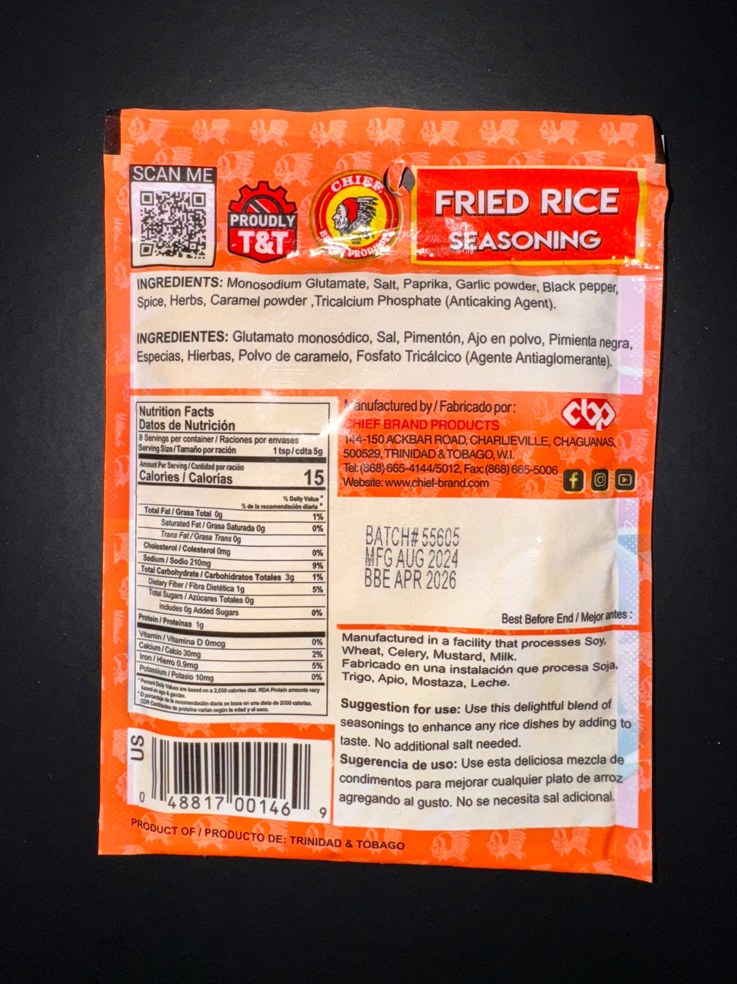 Chief's Fried Rice Seasoning