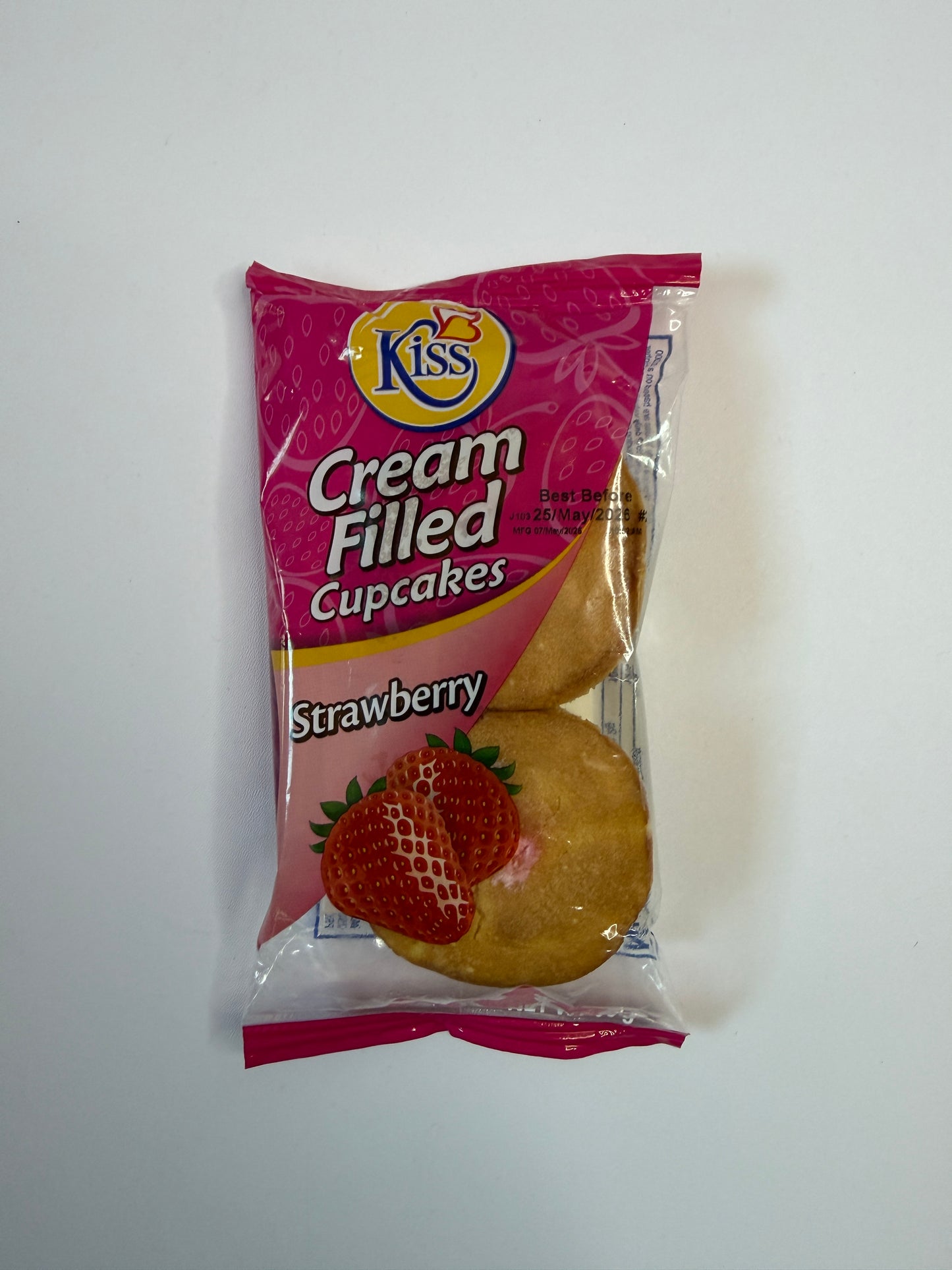 Kiss Cupcake-Strawberry