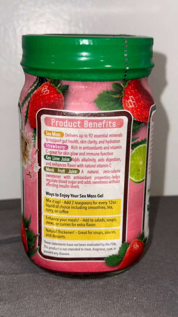 Sea Moss-Strawberry