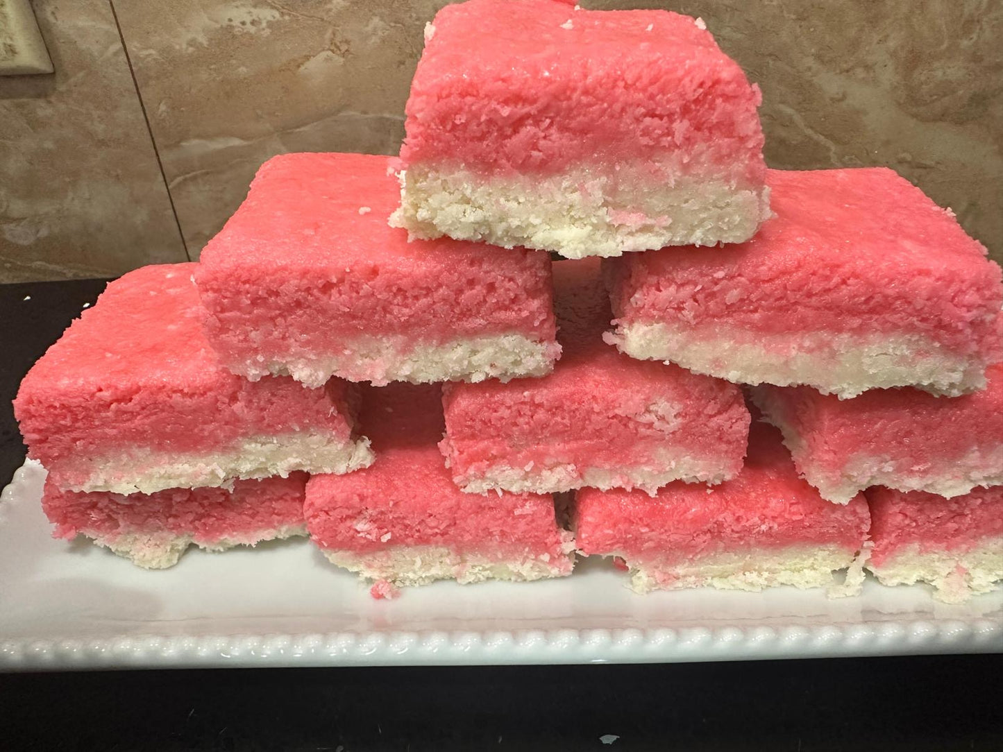 Pink and White Sugar Cake