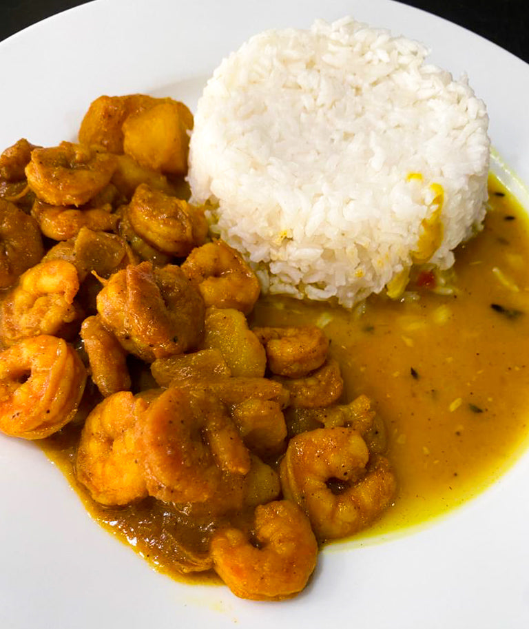Shrimp Curry – Tropical Isle Roti Shop and Bakery